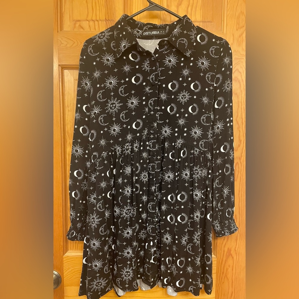 Disturbia Celestial Shirt Dress